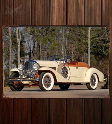 Металлическая табличка Duesenberg SJ 507 Speedster by Walton